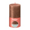 Bolsius Bougie bloc rustique 130/68 Cuivre chatoyant
