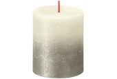 Bolsius Rustiek stompkaars 80/68 Sunset Soft Pearl/Champagne