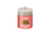 Bolsius Rustiek stompkaars 80/68 Sunset Sandy grey en Gold