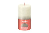 Bolsius Bougie bloc rustique 130/68 Sunset Soft Pearl et Champagne