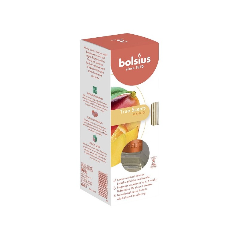Bolsius Geurverspreider 45ml True Scents Mango