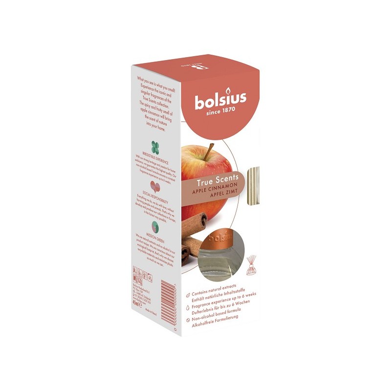 Bolsius Geurverspreider 45ml True Scents Apple Cinnamon