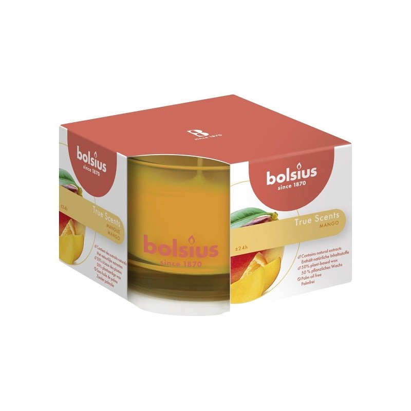 Bolsius Geurglas 63/90 True Scents Mango
