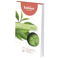 Bolsius Smeltbare geur wax pak a 6st True Scents Green Tea