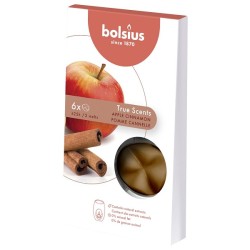 Bolsius Smeltbare geur wax pak a 6stuks True Scents Apple Cinnamon