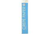 Papier crépon 50x250cm bleu bébé paquet de 12 rouleaux