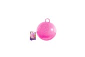 Boule Skippy paillettes 50cm rose