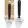Excellent Houseware Trancheuse à fromage en acier inoxydable avec manche en plastique 23 cm