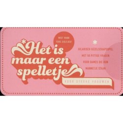 Het is maar een spelletje - Voor sterke vrouwen - Vraagspel in blik