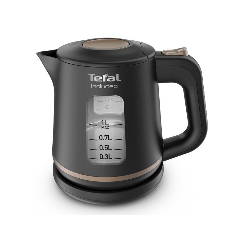 Tefal Includeo waterkoker 1 liter 2400W draadloos zwart