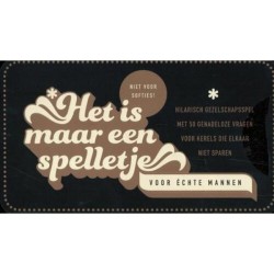 Het is maar een spelletje - Voor échte mannen - Vraagspel in blik