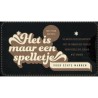 Het is maar een spelletje - Voor échte mannen - Vraagspel in blik