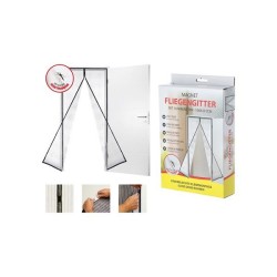 Rideau de porte moustiquaire magnétique 100x210cm