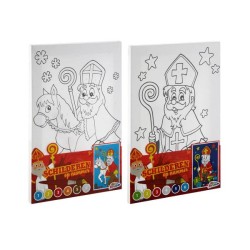 Grafix Sint Canvas Schilderen Op Nummer 30cm