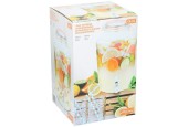 Pichet limonade avec robinet 8L verre 20x20x34cm