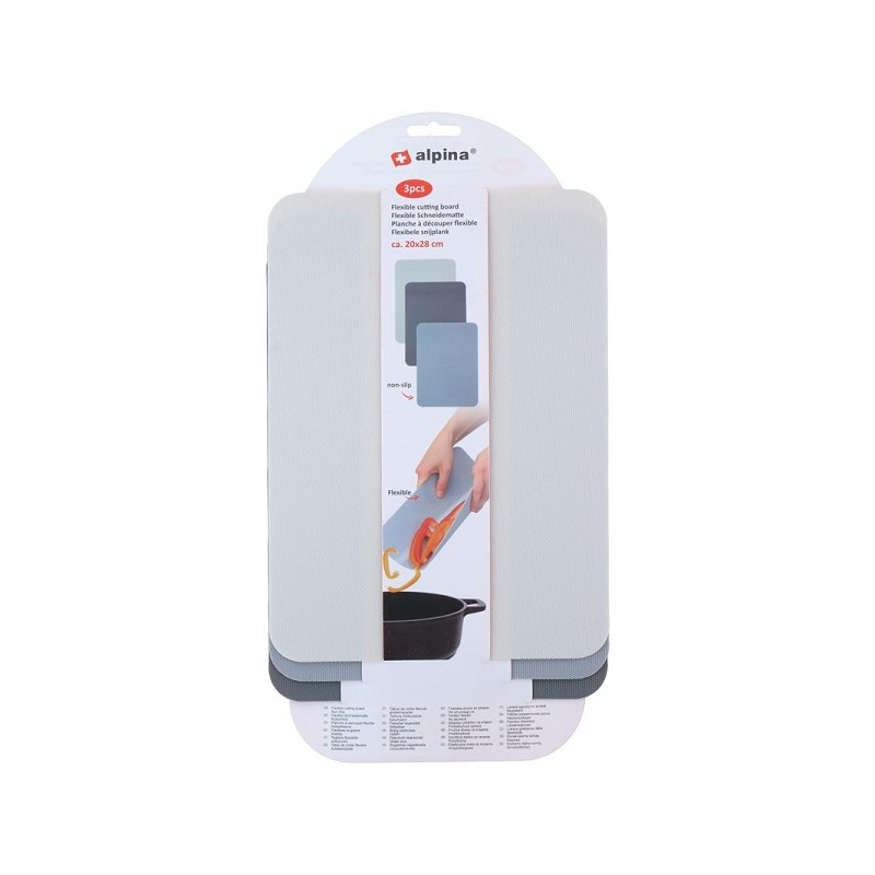 Alpina Snijplankset 3-delig 20x28x0,16cm