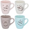 Mug avec visage Ø8,8x10,7cm 387ml