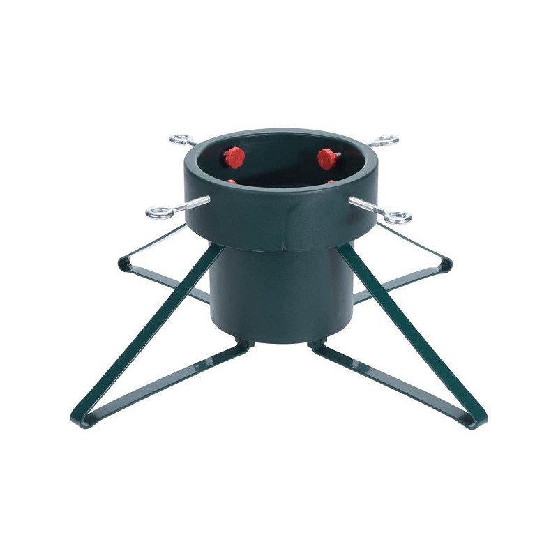 Kerstboomstandaard Large groen metaal voor bomen tot 2,5 meter