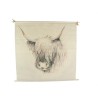 Toile de décoration murale Highlander 70x70x1,2cm