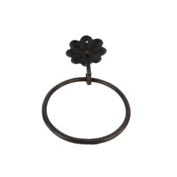 Hanger Ring Kabala metaal d15cm zwart