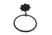 Hanger Ring Kabala metaal d15cm zwart