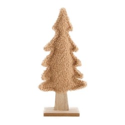 Dijk Natural Collections Sculpture d'arbre de Noël en textile et bois