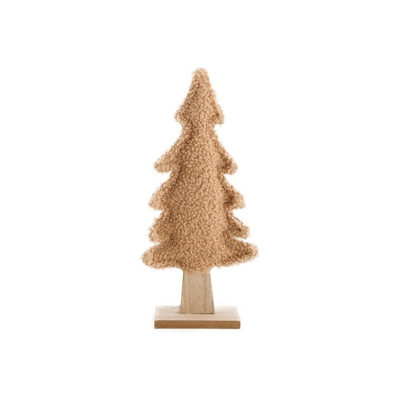 Dijk Natural Collections Sculpture d'arbre de Noël en textile et bois