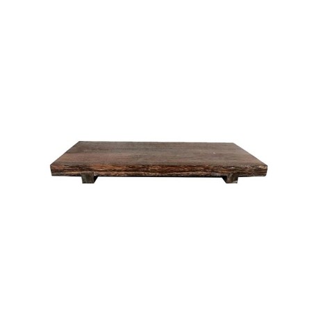 Plateau Tamir 22x5x54cm bois marron foncé