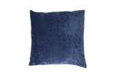 Kussen Dastak velours 45x45cm blauw