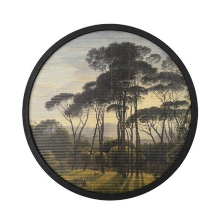 Décoration murale Bambous Ø 60cm vert