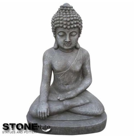 Statue de jardin Bouddha assis M 27x20x40cm