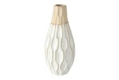 Boltze Home Vase en céramique Malia, H25cm naturel