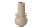 Boltze Home Vaas Yardim beige H26cm keramiek