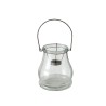Boltze Home Photophore Claire H18cm verre transparent