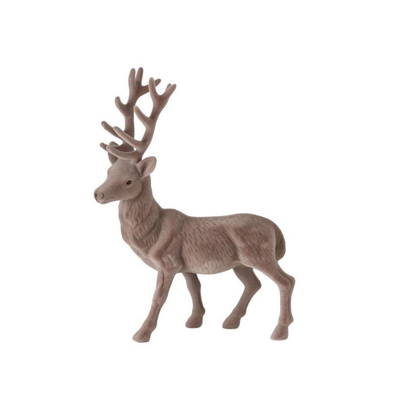 Boltze Home Cerf Josa H40cm marron troupeau