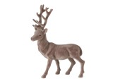 Boltze Home Hert Josa H40cm bruin flock