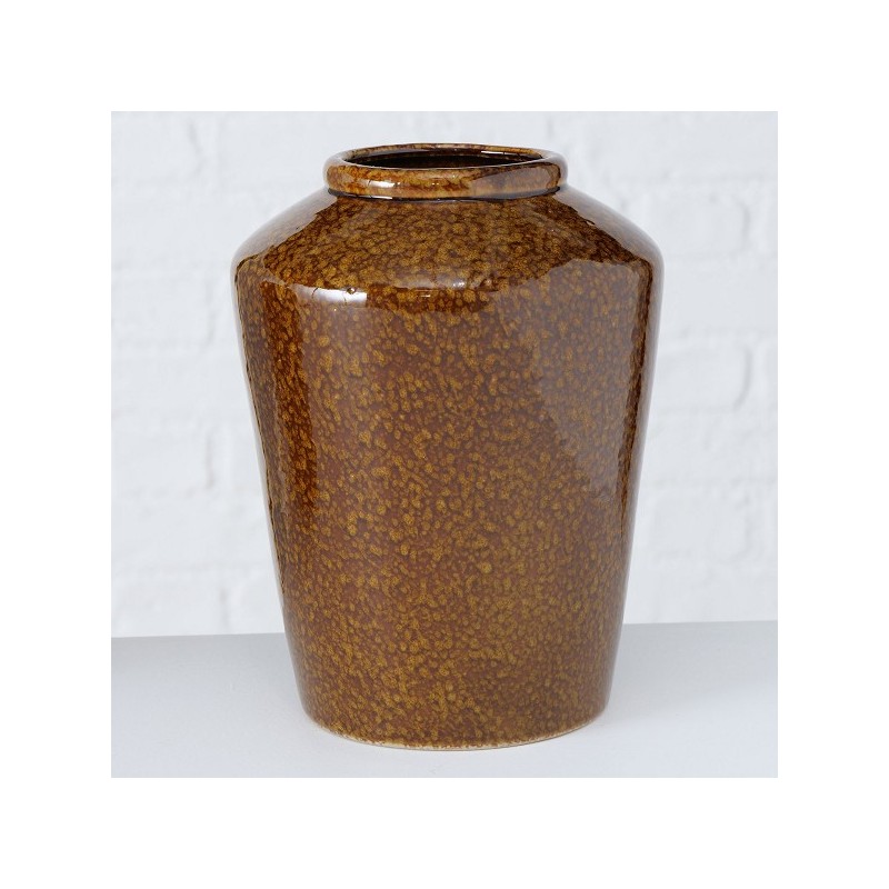 Boltze Home Vase Zandra H21cm porcelaine marron Boltze Home Vase Zandra H21cm porcelaine marron