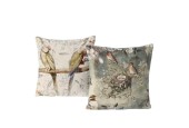Boltze Home Coussin avec oiseau 45x45cm