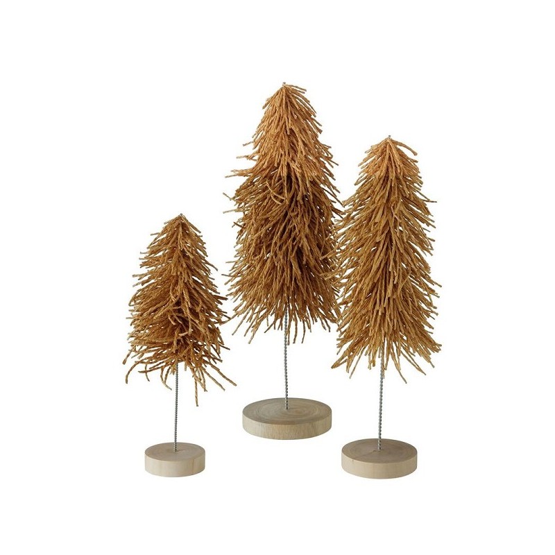 Boltze Home Ensemble de sapin de Noël 3 pièces Fylla