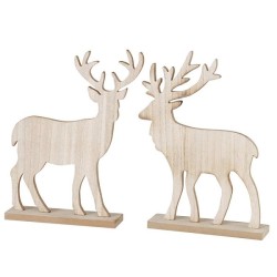 Boltze Home Figuur hert Kigan MDF H30cm