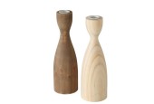 Boltze Home Kandelaar hout H22cm Allaro dennenhout