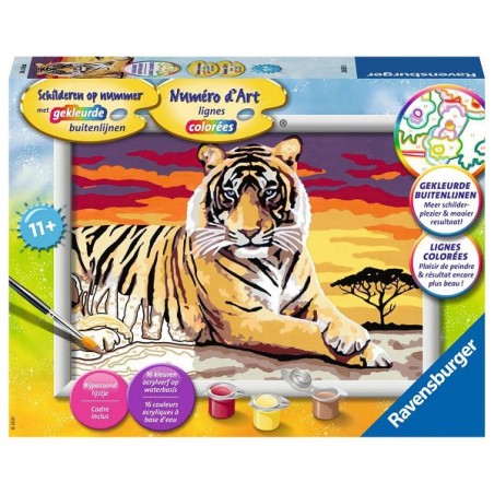 Ravensburger Peinture par numéros Tigre