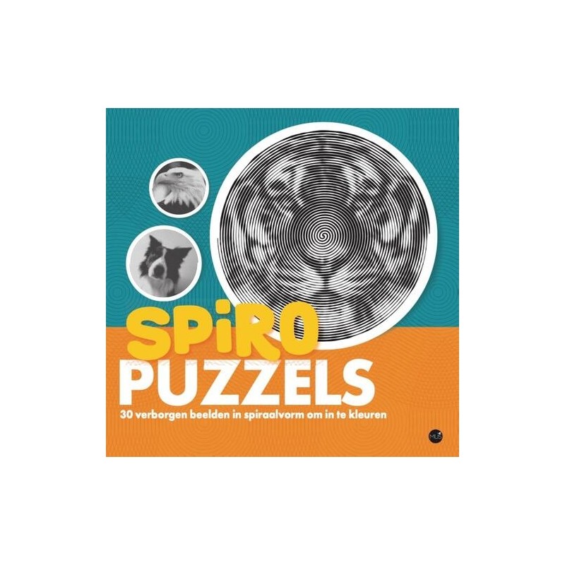 Livre de coloriage puzzles Spiro 64 pages.