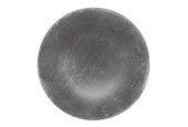 Sous-assiette plastique métallisé argent Ø33cm