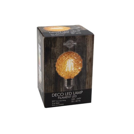 Lampe LED Filament G95 E27 4w ananas