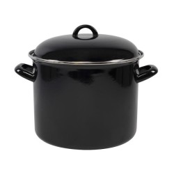 Soeppan Emaille 8L Ø24cm Zwart