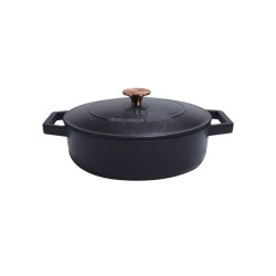Braadpan Ø26cm gietijzer mat black