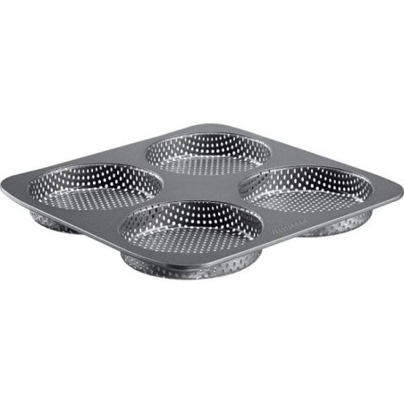 Moule à pain à hamburger Westmark pour 4 petits pains 28x28x2,5cm