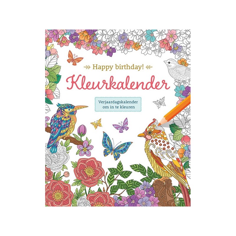 Deltas Happy birthday! Kleurkalender