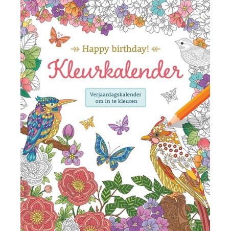 Deltas Happy birthday! Kleurkalender